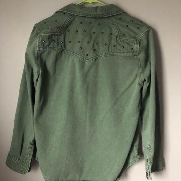 green denim jacket - Picture 2 of 6